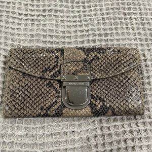 Michael Kors Shiny Snake Print Wallet